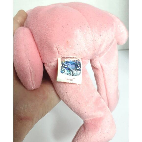 Ty Beanie Babies MUM Bear 8.5" Plush Mothers Day Pink Lavender Embroidery 2001 - Picture 8 of 8